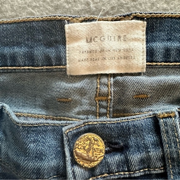 McGuire Majorelle Flare jeans Oceana distressed raw hem size 28 - Picture 6 of 10